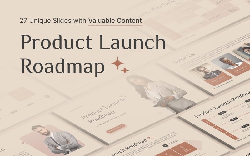 Product Launch Roadmap for PowerPoint PowerPoint Template