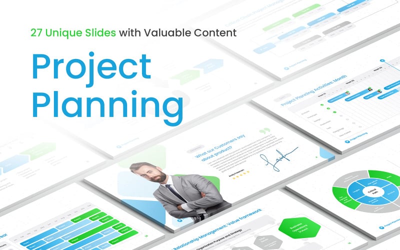 Project Planning for PowerPoint PowerPoint Template