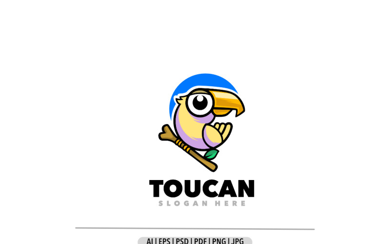 Toucan bird mascot logo template design Logo Template
