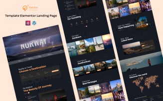 Tourice - Tour and Travels elementor landing page