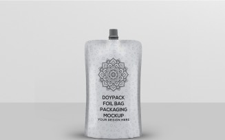 Doypack Foil Bag Packaging Mockup