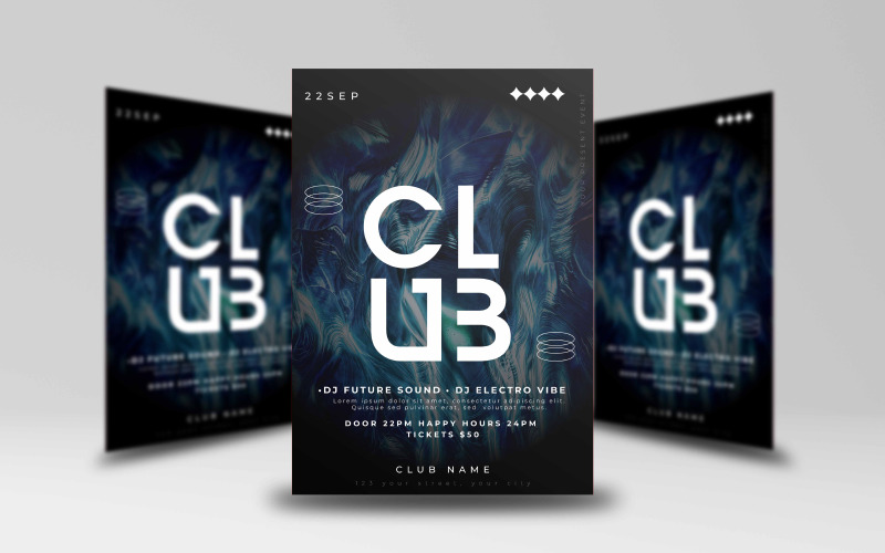 Event Music Poster Template 2 Corporate Identity