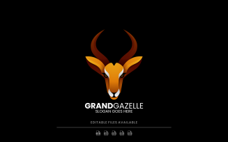 Gazelle Gradient Colorful Logo