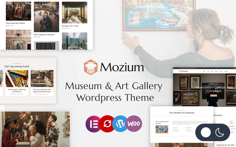 Mozium - Museum and Art Gallery Elementor WordPress Responsive Theme WordPress Theme