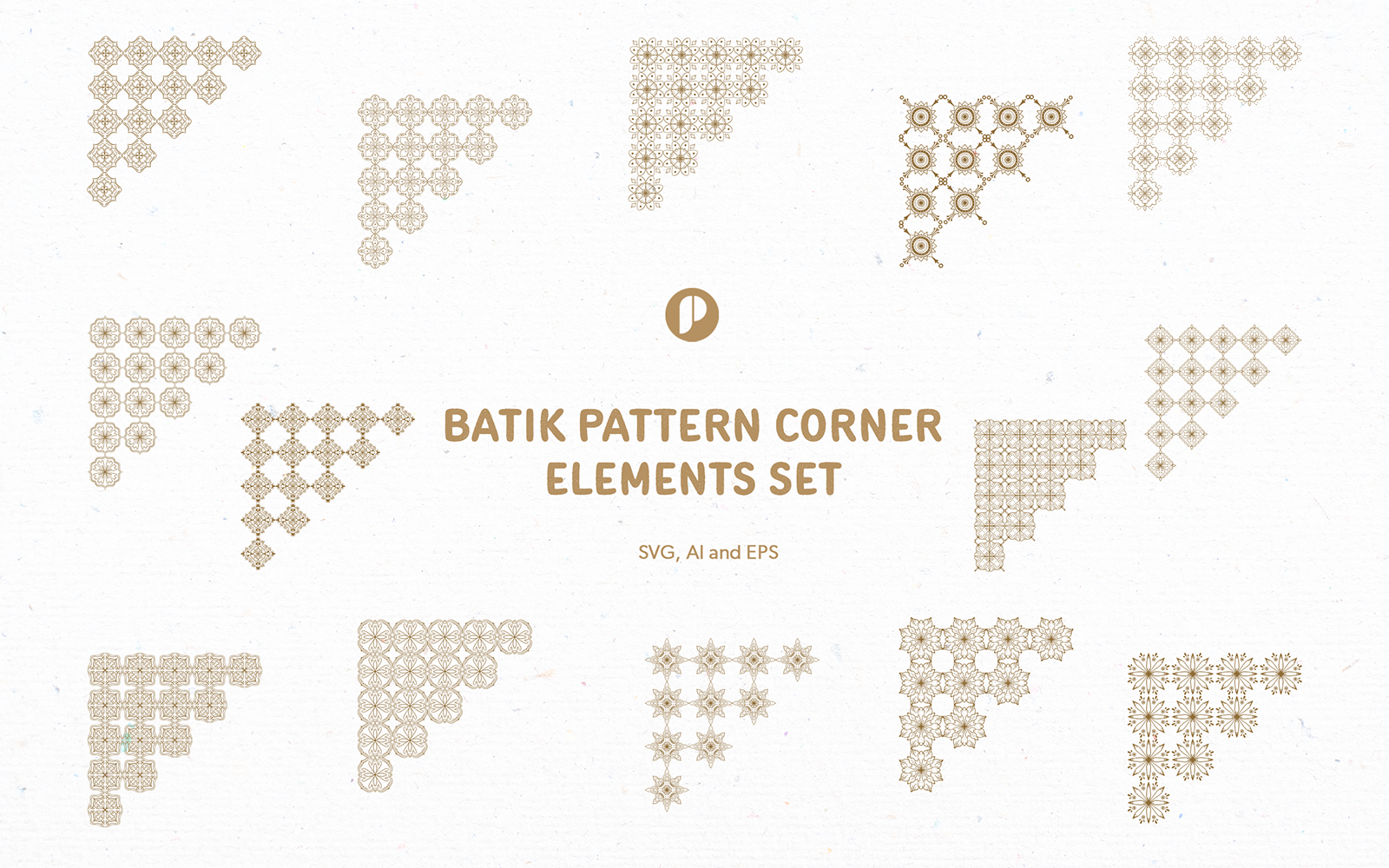 Kit Graphique #342309 Batik Pattern Web Design - Logo template Preview