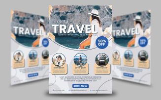 Time To Travel Flyer Template