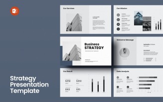 Business Strategy Presentation Layout Template