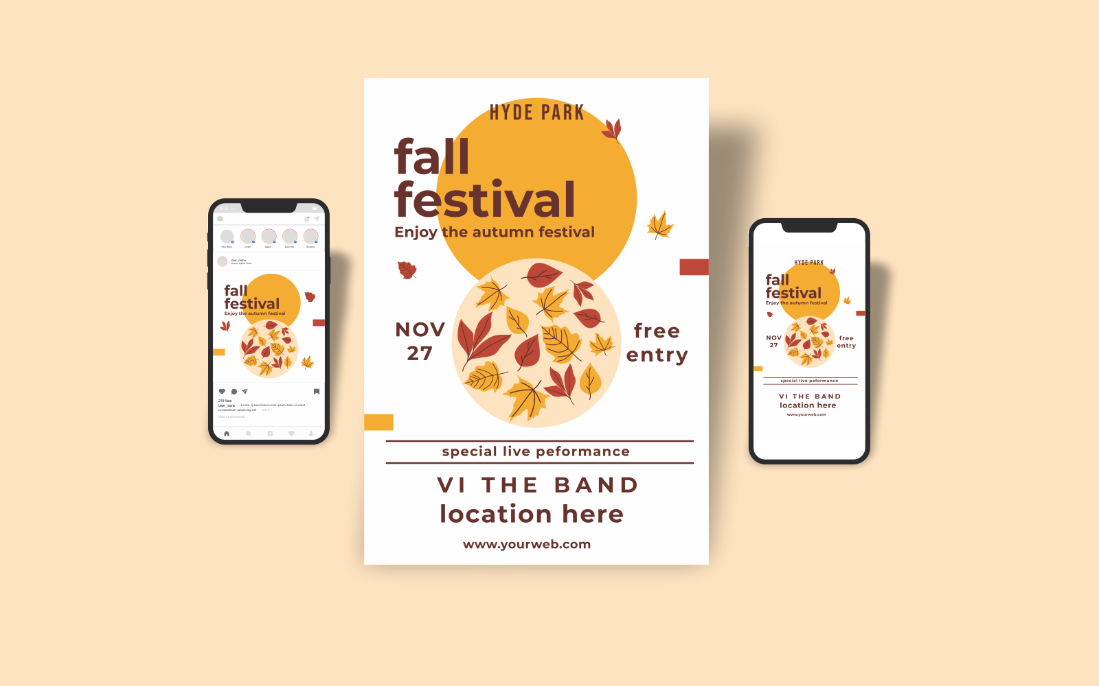 Fall Festival Bundle Template 3