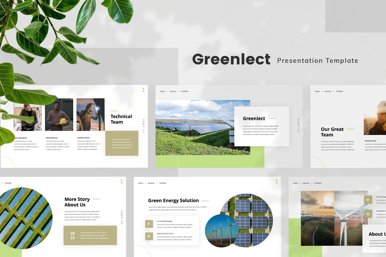 Template #342566 Eco Green Webdesign Template - Logo template Preview