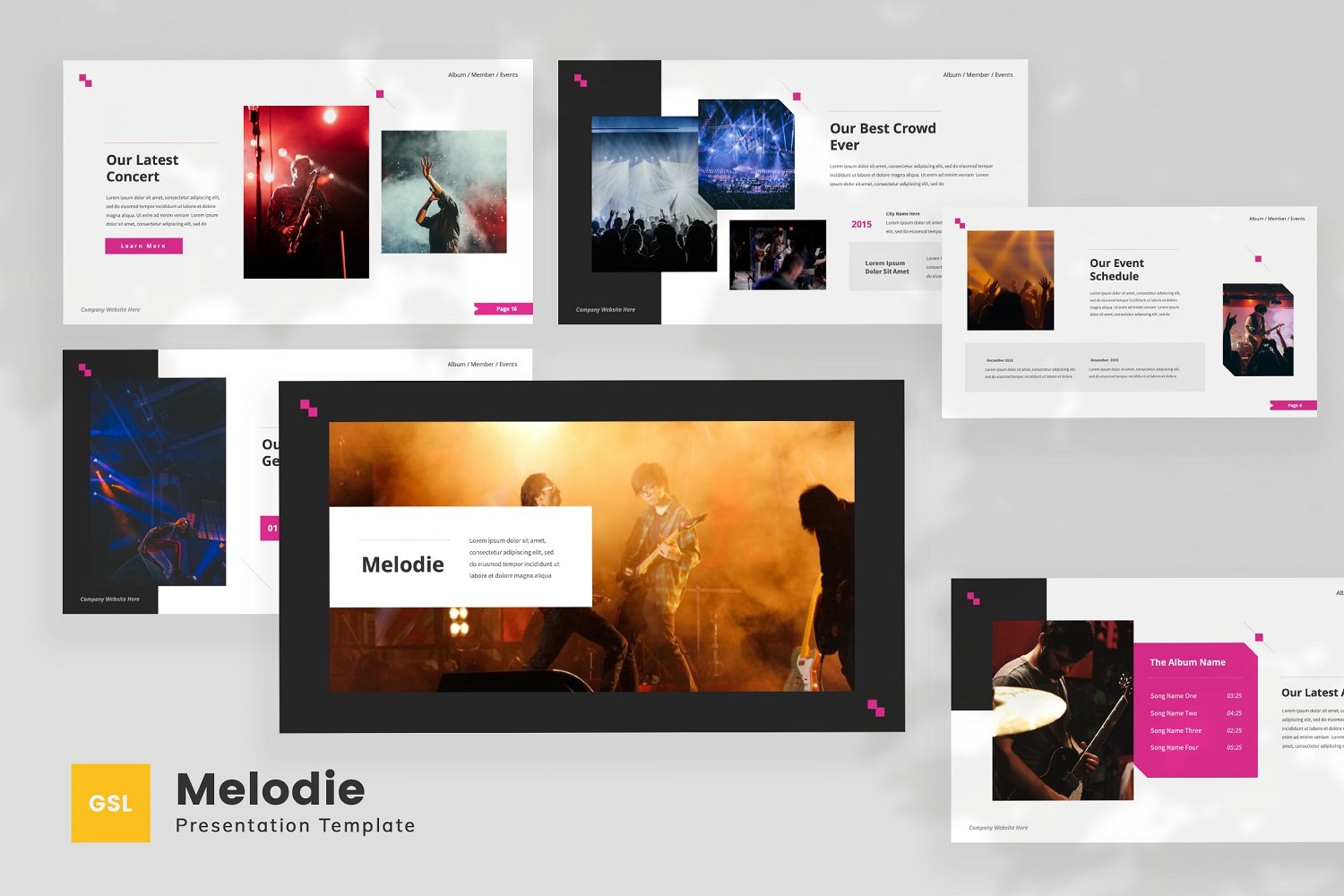Template #342580 Musical Band Webdesign Template - Logo template Preview