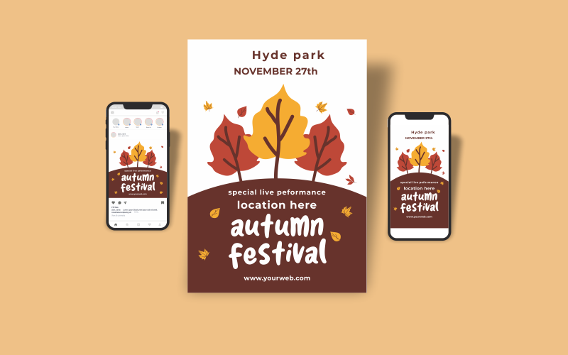 Autumn Festival Bundle Template 2 Corporate Identity