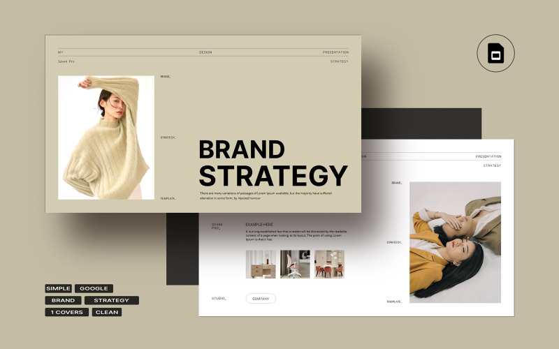 Digital Brand Strategy Presentation Google Slide