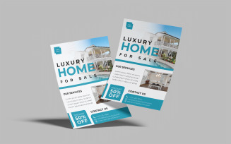 Luxury Home For Sale Flyer Template 3