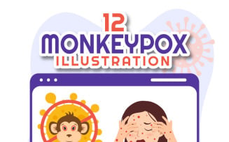 12 Monkeypox Outbreak Illustration