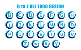 Professional Company B to Z Letter logo Design - Brand Identity