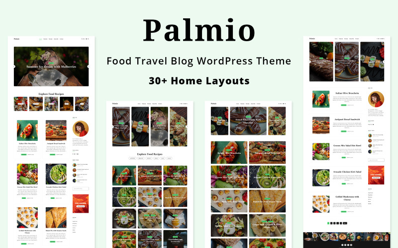 Palmio - Photo Travel Recipe Food Theme WordPress Theme