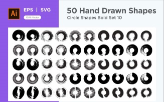 Circle Shape Bold 50_Set V 10
