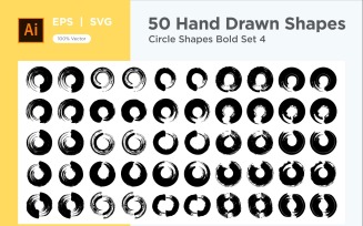 Circle Shape Bold 50_Set V 4
