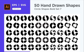 Circle Shape Bold 50_Set V 7