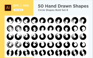 Circle Shape Bold 50_Set V 8