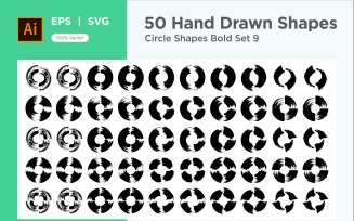 Circle Shape Bold 50_Set V 9