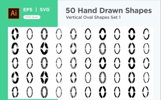 Vertical Oval Shape 50_Set V 1