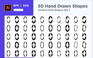 Vertical Oval Shape 50_Set V 7