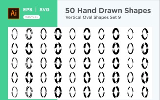 Vertical Oval Shape 50_Set V 9