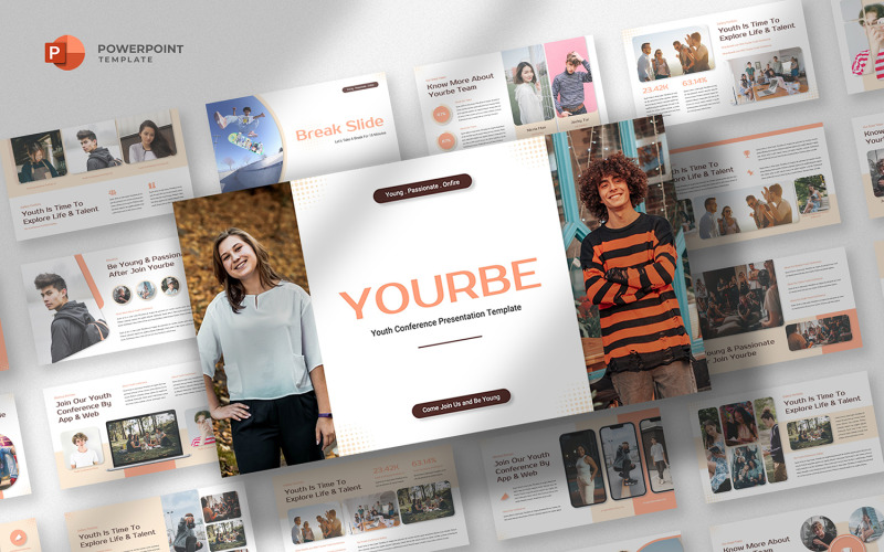 Yourbe - Youth Conference Powerpoint Template PowerPoint Template