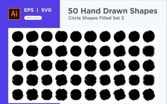Circle Shape Filled 50_Set V 3