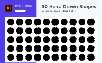 Circle Shape Filled 50_Set V 7