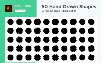 Circle Shape Filled 50_Set V 9