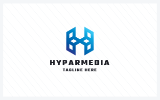 Hypar Media Letter H Pro Logo Template