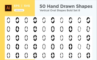 Vertical Oval Shape Bold 50_Set V 8