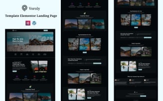 Voroly - Travels and Tour Elementor Landing Page