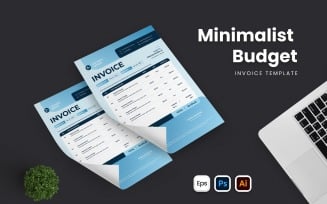 Minimalist Budget Invoice