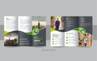 Business Brochure Trifold design Template vector