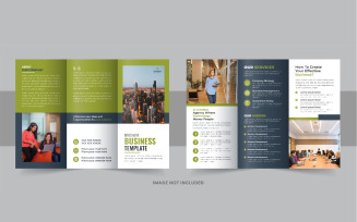 Business Brochure Trifold Template design vector
