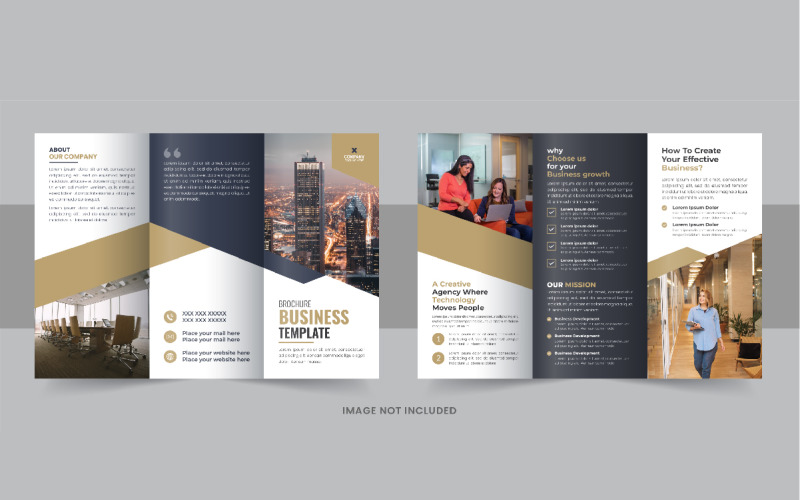 Business Brochure Trifold Template design Corporate Identity