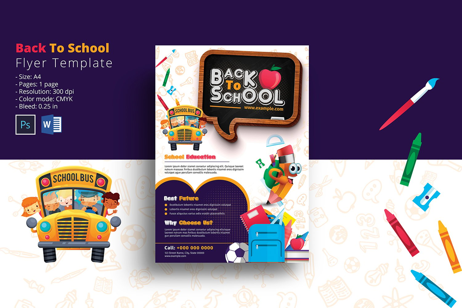 Template #343189 To School Webdesign Template - Logo template Preview