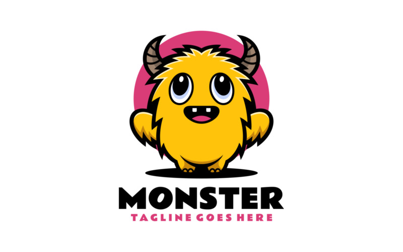 Monster Mascot Cartoon Logo 1 Logo Template