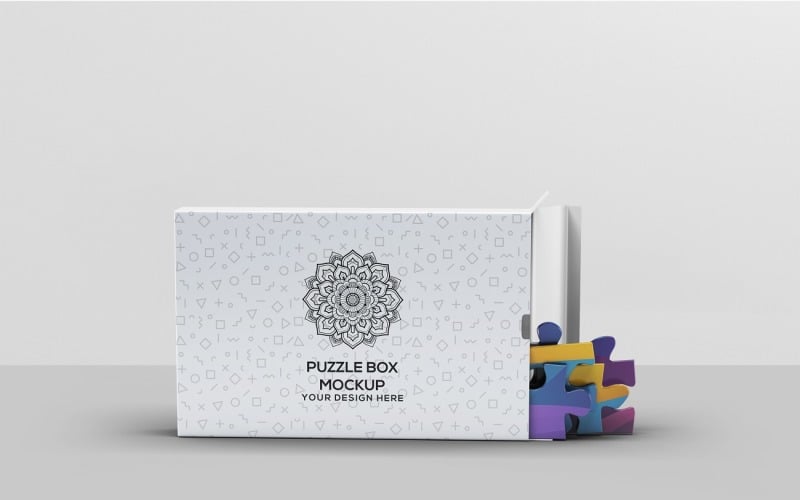 Puzzles 15 Pieces Mock-Up Product Mockup