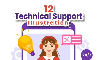 12 Technical Support System Illustration