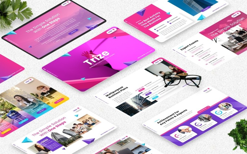 Trize - Multipurpose Creative Powerpoint Template PowerPoint Template