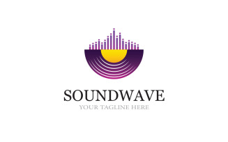 Sound Wave logo For All music