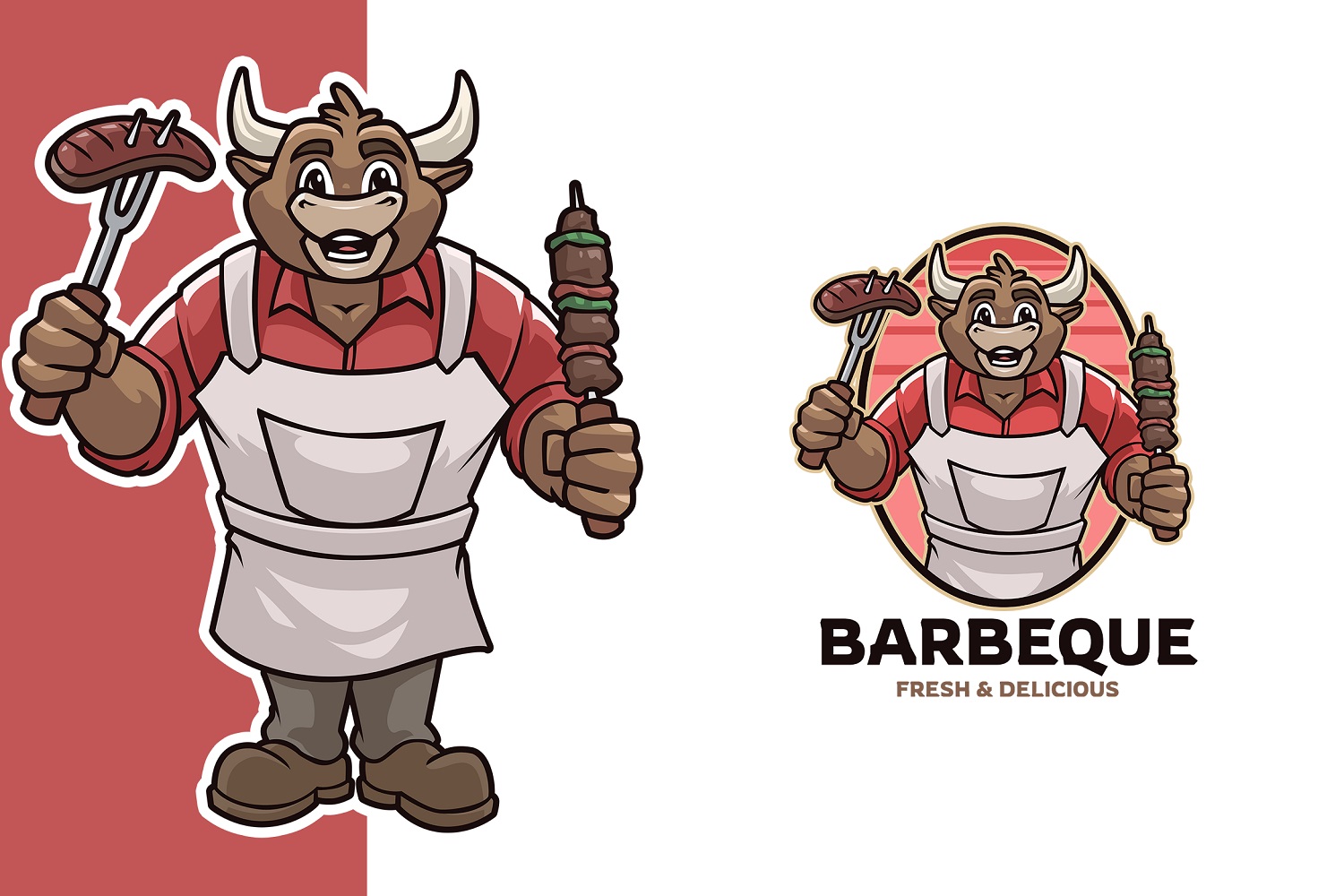 Kit Graphique #343304 Steak Grilling Web Design - Logo template Preview