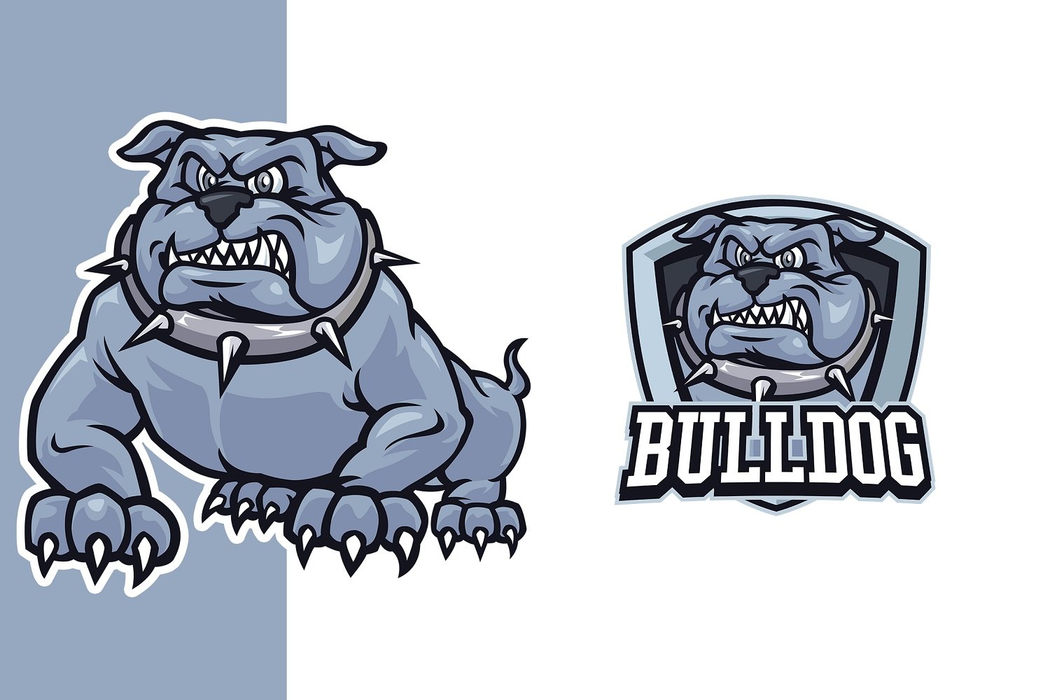 Template #343306 Wild Bulldog Webdesign Template - Logo template Preview