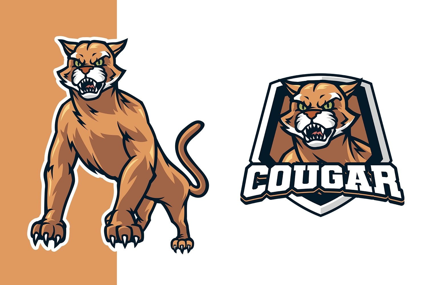 Kit Graphique #343311 Cougar Nature Divers Modles Web - Logo template Preview