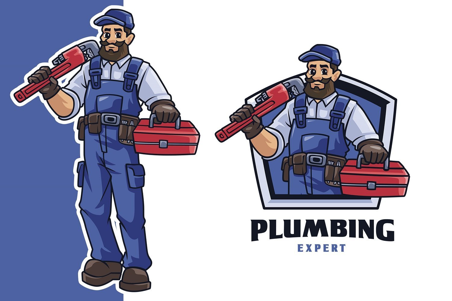 Kit Graphique #343323 Plumber Ouvrier Divers Modles Web - Logo template Preview