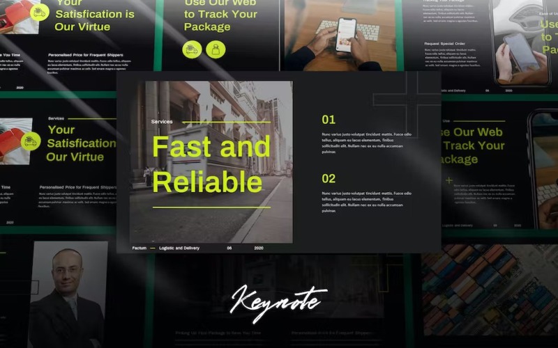 Factum - ecommerce keynote template Keynote Template